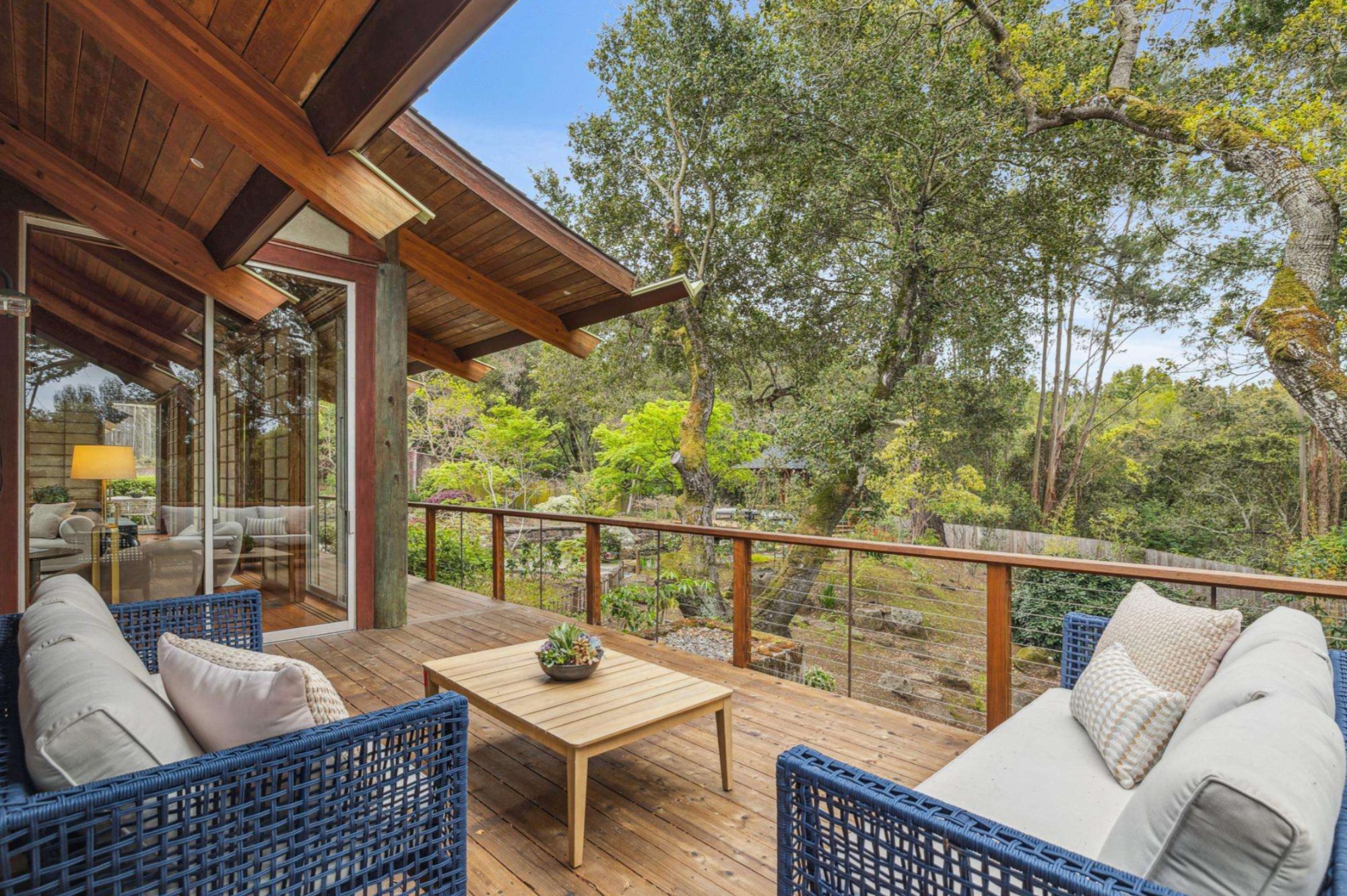 293 Elysian Fields Drive — Wrap-around deck overlooking the gardens